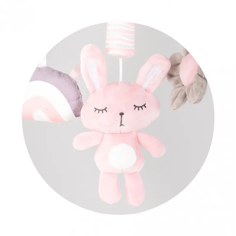 CHIPOLINO VRTULJAK SLEEPING RABBIT PINK MILSL02606SR