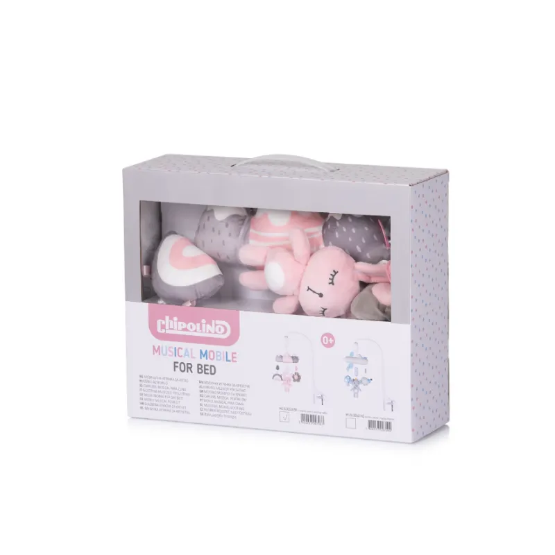 CHIPOLINO VRTULJAK SLEEPING RABBIT PINK MILSL02606SR