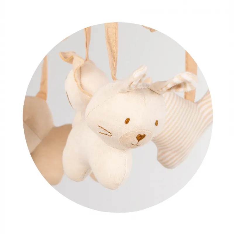 CHIPOLINO VRTULJAK RABBIT&FRIENDS COTTON MILSL02605RF