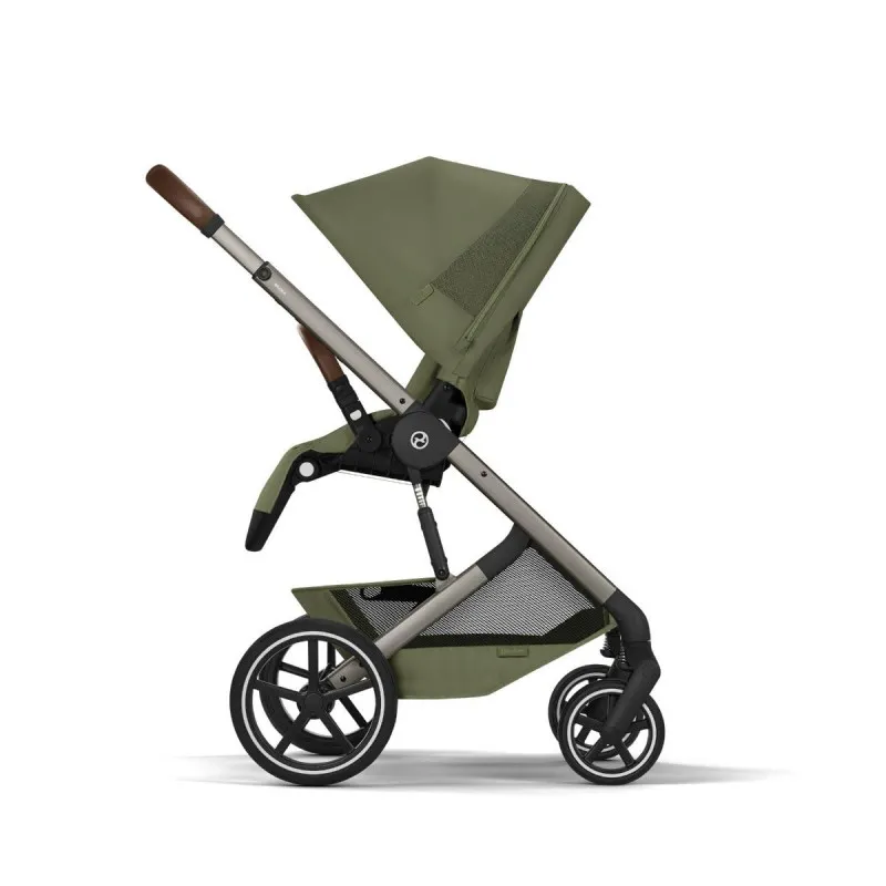CYBEX KOLICA BALIOS + SKLOPIVA KORPA MOSS GREEN KHAKI I AUTOSJEDALICA CLOUD G3 PLUS MOON BLACK