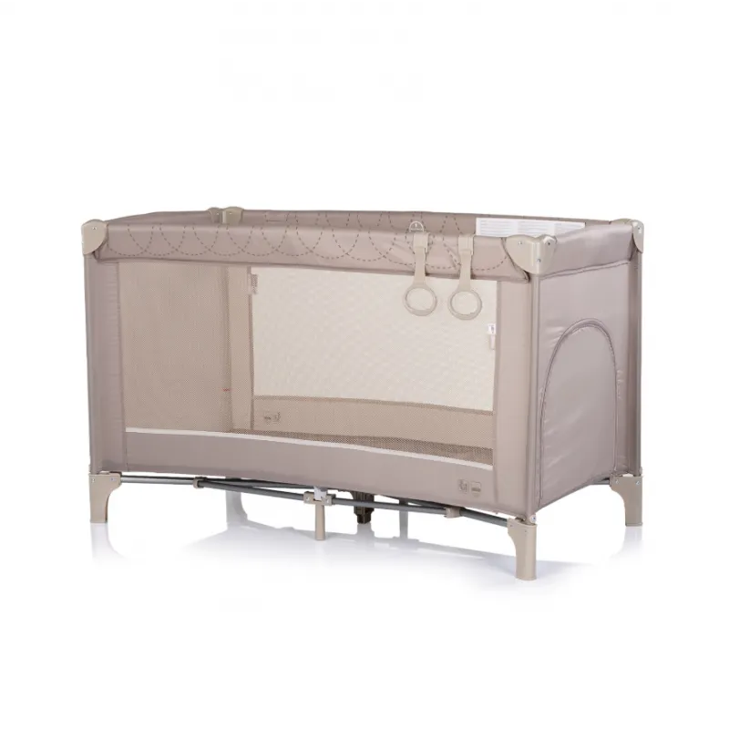 CHIPOLINO VIKEND KREVET CAPRI LATTE KOSIK2602LA I PREKLOPIVI DUSEK LIGHT GREY 31107020048