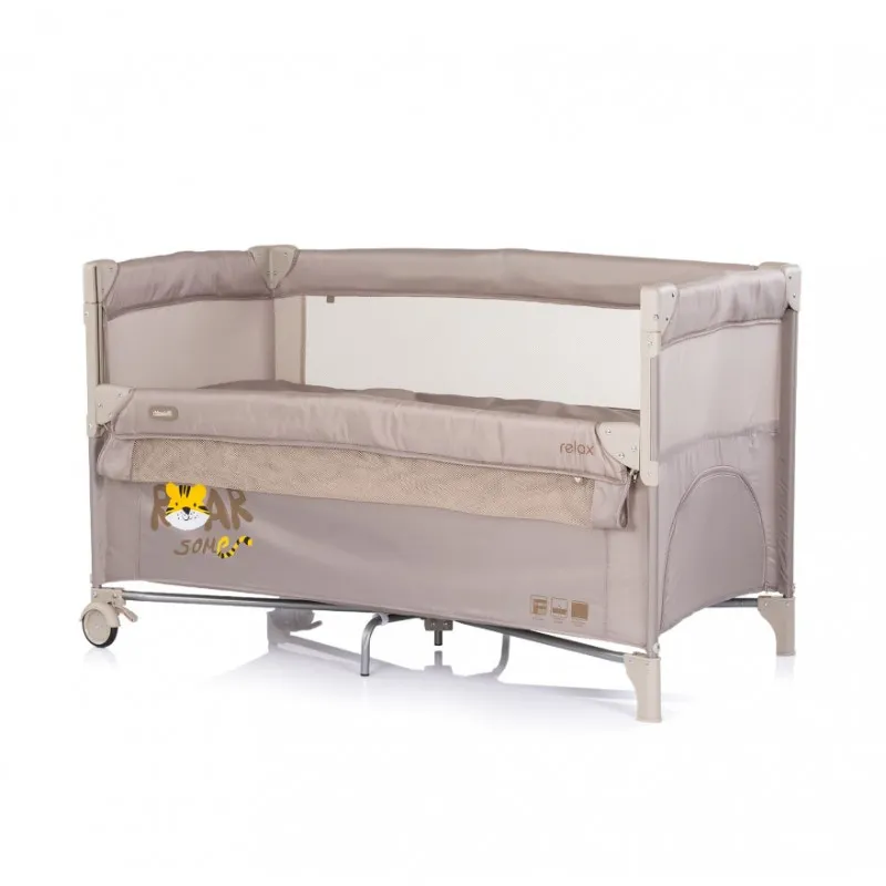 CHIPOLINO VIKEND KREVET RELAX TIGAR LATE KOSIRE268LA I PREKLOPIVI DUSEK LIGHT GREY 31107020048