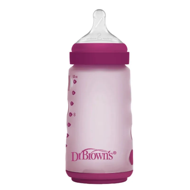 DR BROWNS SILIKONSKA WIDE NECK FLASICA 270ML WB91050 