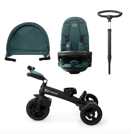KINDERKRAFT TRICIKL EASYTWIST GREEN 31780