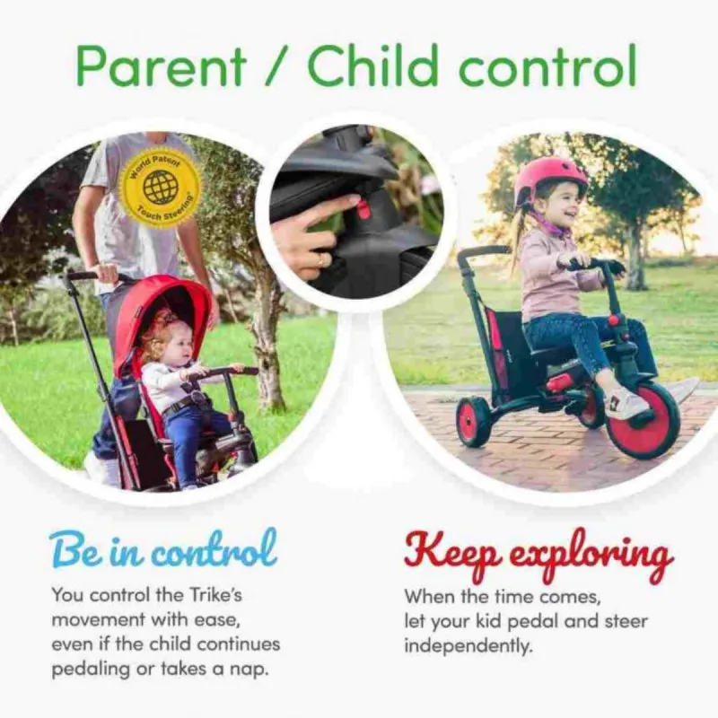 SMART TRIKE SMART TRIKE FOLDING STR 3 PLUS RED 5021533 28576 