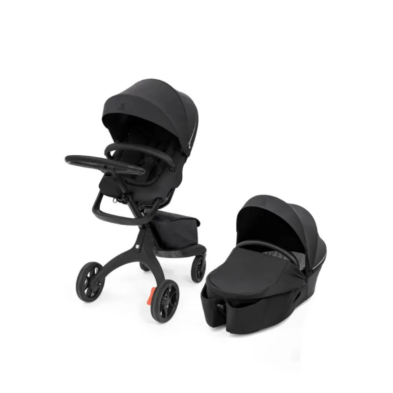Stokke KOLICA XPLORY RICH BLACK + KORPA XPLORY RICH BLACK