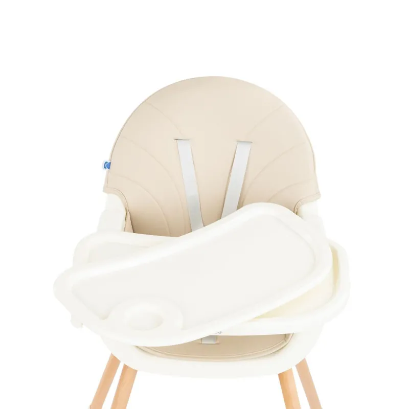 KIKKA BOO STOLICA ZA HRANJENJE NUTRI WOOD BEIGE 31004010118 