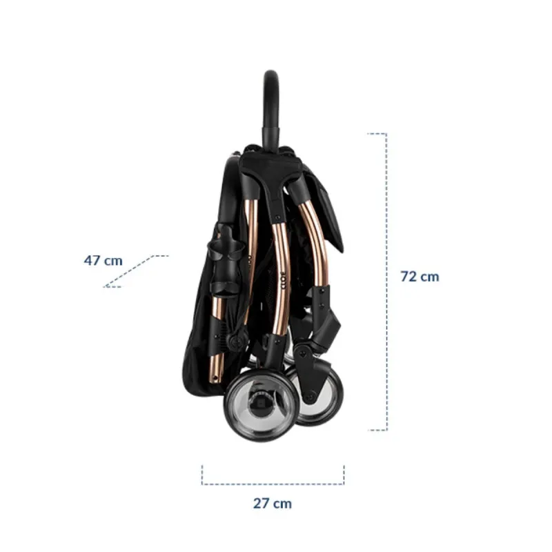 KIKKA BOO KOLICA CLOE BLACK 2023 31001030158 