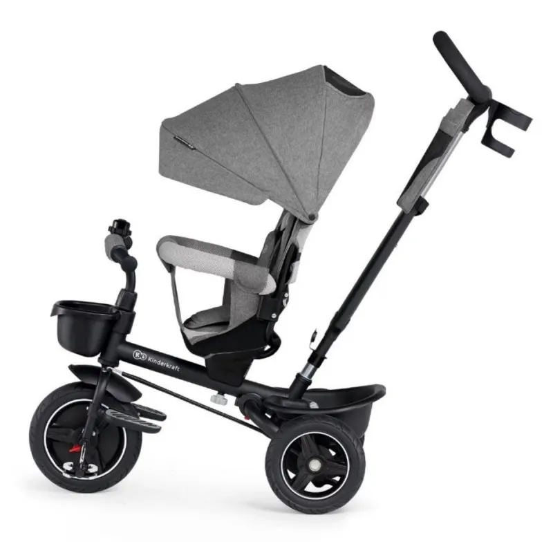 KINDERKRAFT SKLOPIVI TRICIKL SPINSTEP GREY 31775