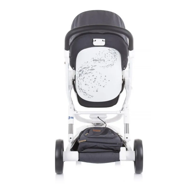 CHIPOLINO KOLICA ELECTRA WHITE FRAME-SILVER KKEL0211WSL 