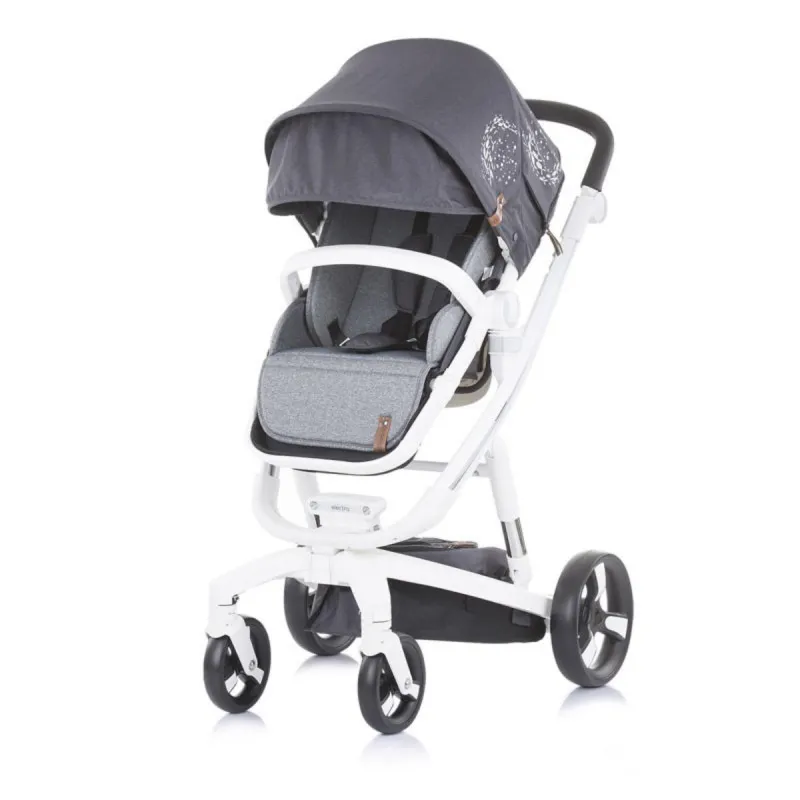 CHIPOLINO KOLICA ELECTRA WHITE FRAME-SILVER KKEL0211WSL 