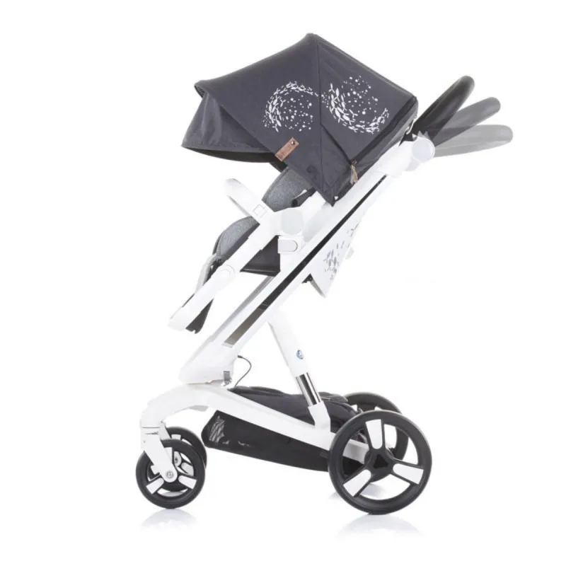 CHIPOLINO KOLICA ELECTRA WHITE FRAME-SILVER KKEL0211WSL 