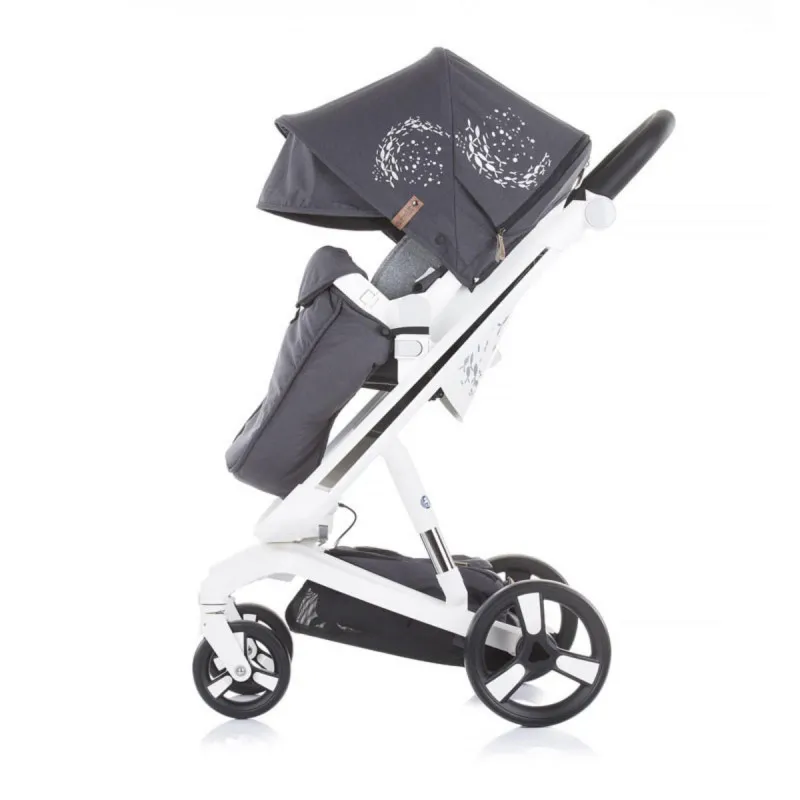 CHIPOLINO KOLICA ELECTRA WHITE FRAME-SILVER KKEL0211WSL 