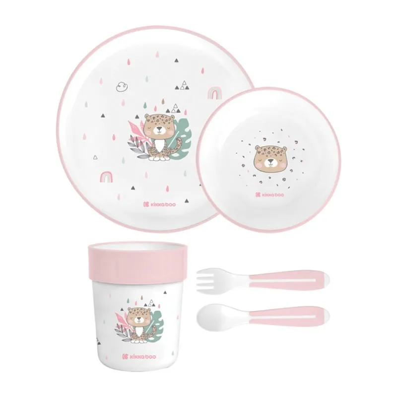 KIKKA BOO SET ZA JELO SAVANNA PINK 31302040137
