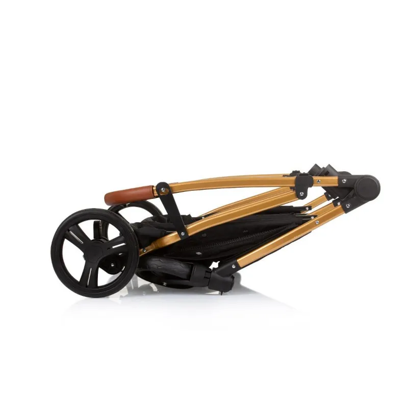 CHIPOLINO KOLICA DUO SMART OBSIDIAN/GOLD KBDS02401OG