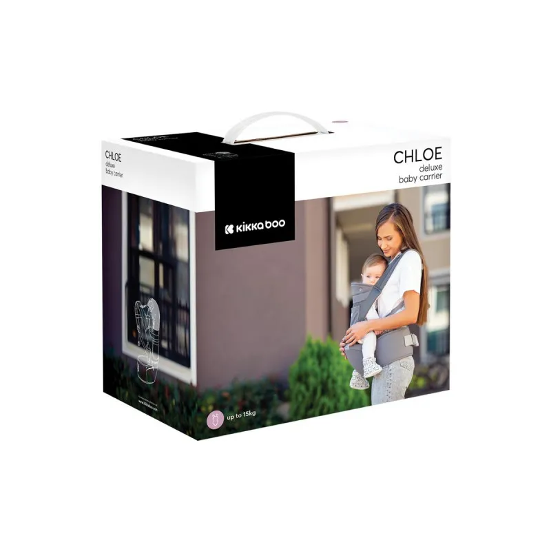 KIKKA BOO NOSILJKA KENGUR CHLOE MESH BLACK 2024 31108010070