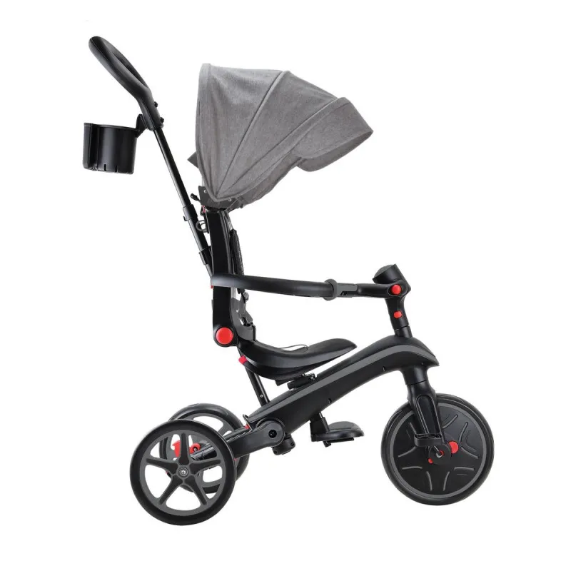 GLOBBER SKLOPIVI TRICIKL EXP 4U1 FOLD.BK GREY VEGB0000732-120