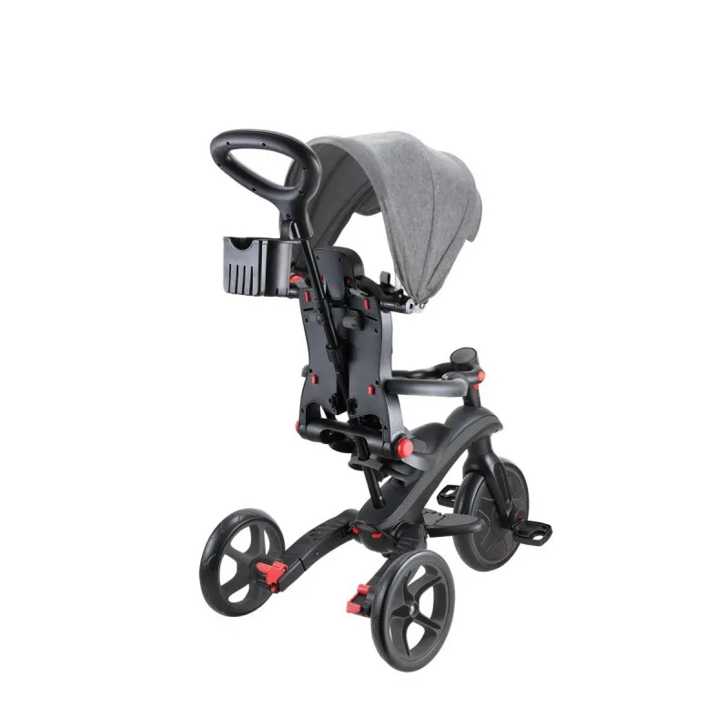 GLOBBER SKLOPIVI TRICIKL EXP 4U1 FOLD.BK GREY VEGB0000732-120