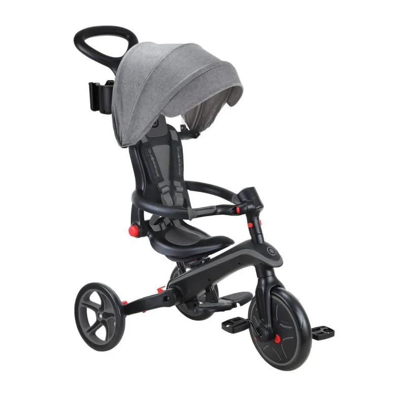 GLOBBER SKLOPIVI TRICIKL EXP 4U1 FOLD.BK GREY VEGB0000732-120