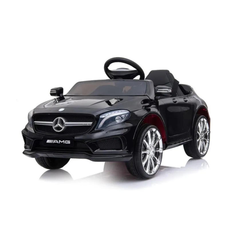 CHIPOLINO AUTO NA AKUMULATOR MERCEDES BENZ GLA45 AMG BLACK EVA WHEELS, LEATHER ELKMBGLA21B 