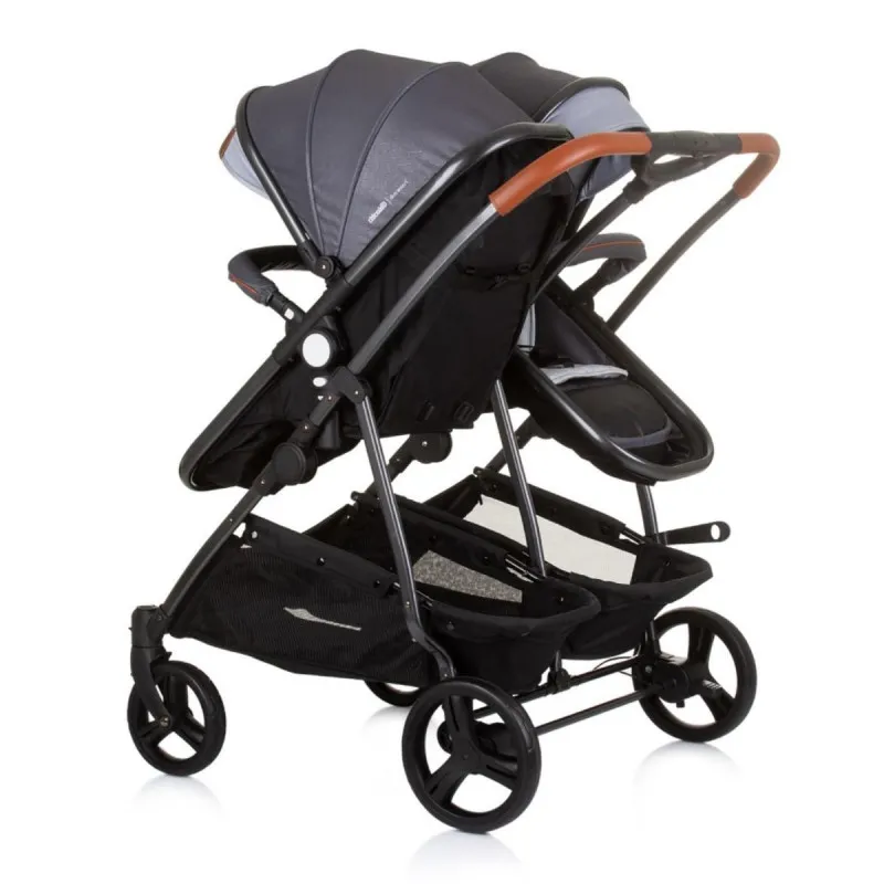 CHIPOLINO KOLICA DUO SMART SILVER GREY KBDS02402SG