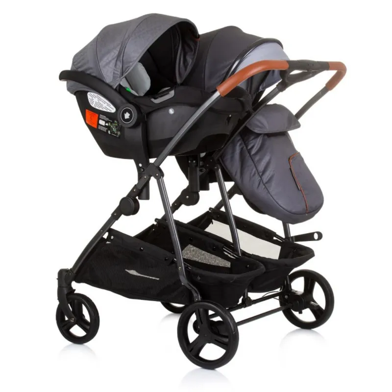 CHIPOLINO KOLICA DUO SMART SILVER GREY KBDS02402SG