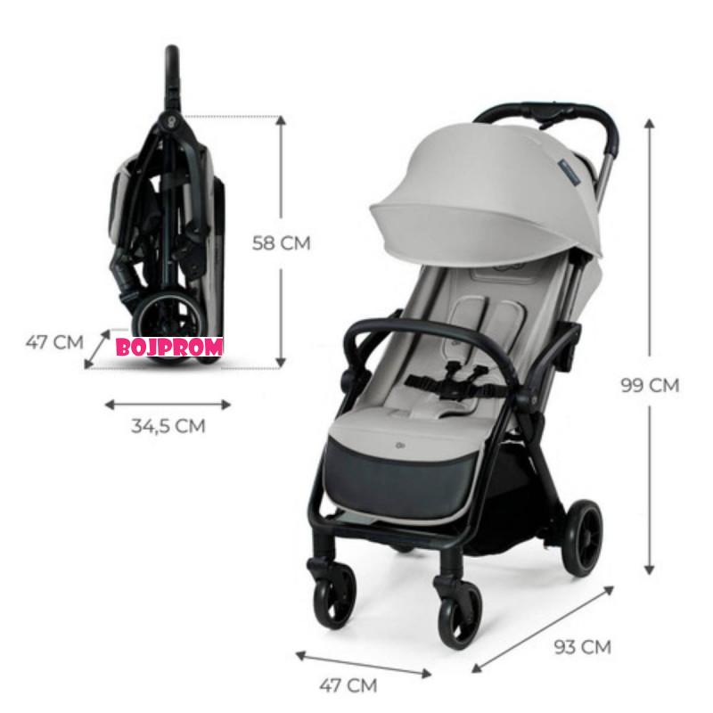 KINDERKRAFT KOLICA APINO DOVE GREY 41721 