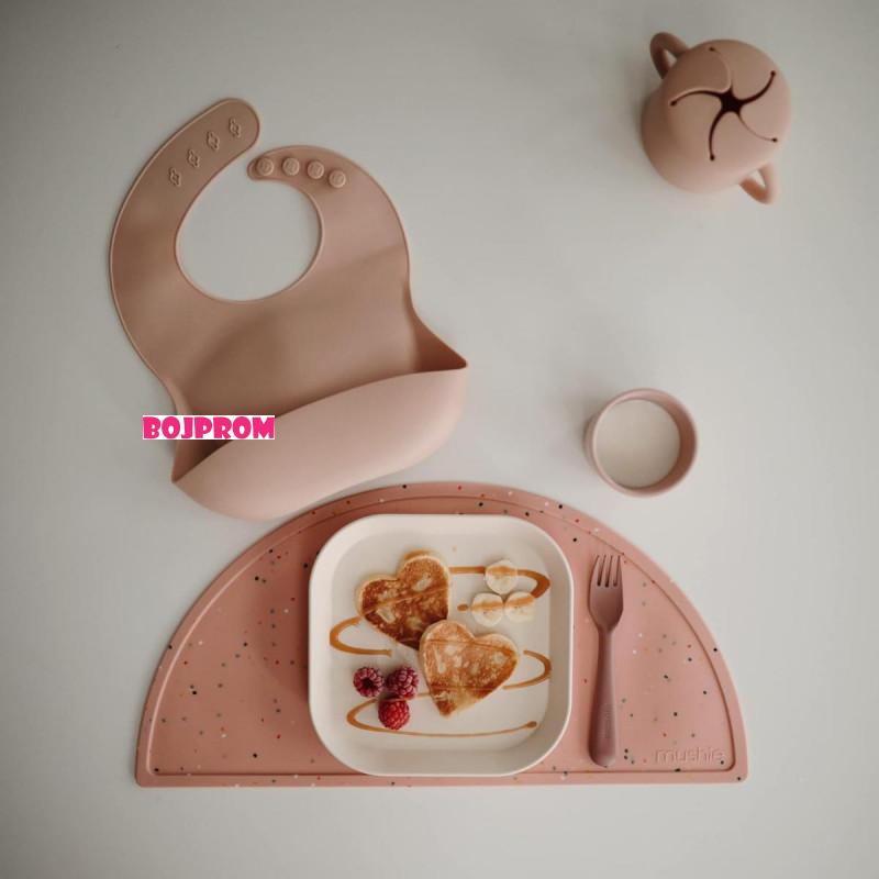 MUSHIE SILIKONSKI PODMETAC PINK CONFETTI 2370249 