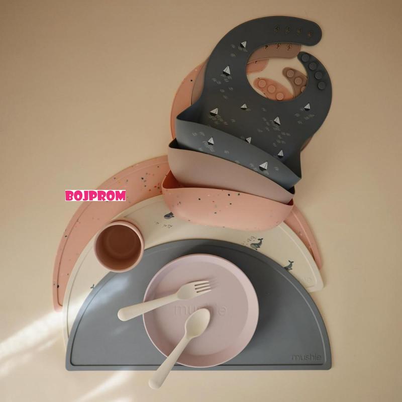 MUSHIE SILIKONSKI PODMETAC PINK CONFETTI 2370249 