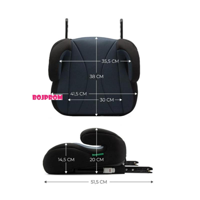 KINDERKRAFT AUTOSJEDALICA I-BOOST BLACK 41730 
