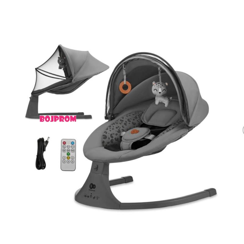 KINDERKRAFT NJANJALICA LUMI 2 DARK GREY 43213 