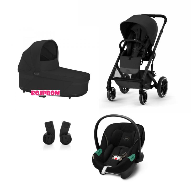 CYBEX KOLICA BALIOS 3U1 MOON BLACK SA AUTOSJEDALICOM ATON S2 MOON BLACK 