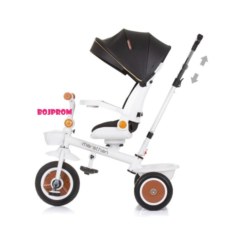 CHIPOLINO TRICIKL MARATHON BLACK/WHITE TRKMRT02402BW 
