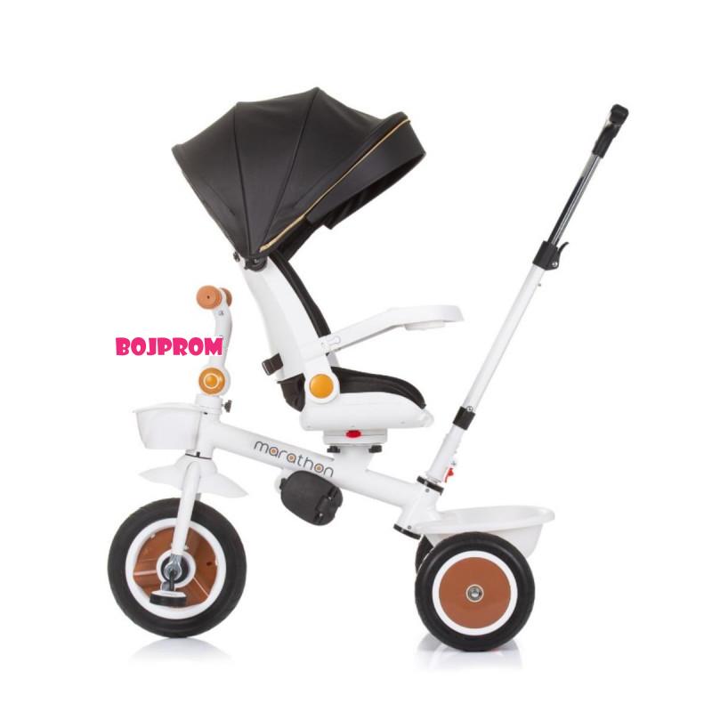 CHIPOLINO TRICIKL MARATHON BLACK/WHITE TRKMRT02402BW 