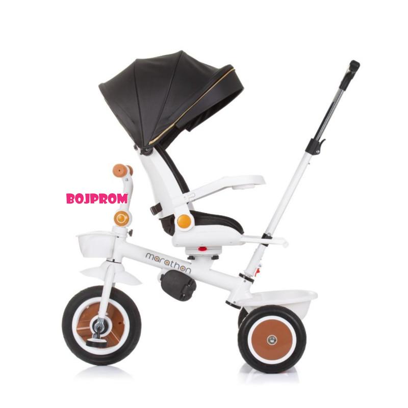 CHIPOLINO TRICIKL MARATHON BLACK/WHITE TRKMRT02402BW 