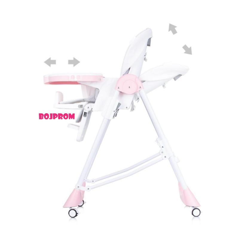 CHIPOLINO STOLICA ZA HRANJENJE BAMBINO ROSE WATER STHBM02306RW 