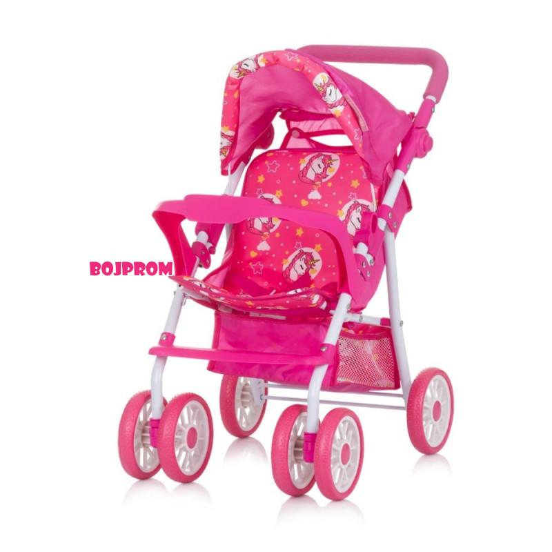 CHIPOLINO KOLICA ZA LUTKE DOLLY UNICORNS KZKDL02403UN 