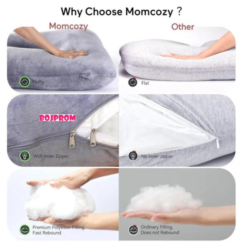 MOMCOZY JASTUK ZA TRUDNICE LIGHT GREY PP101-GR00NB-E PP101 