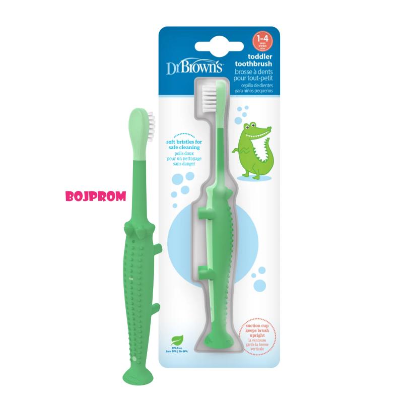 DR BROWNS CETKICA ZA ZUBE HG059 ZELENI KROKODIL