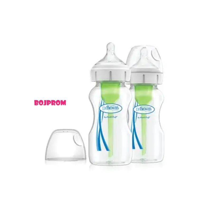 DR BROWNS PLASTICNA WIDE NECK BOCICA 270ML 2 U PAKOVANJU WB92601 