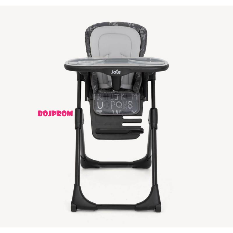 JOIE HRANILICA MIMZY RECLINE ABC CHAR COAL 49679 