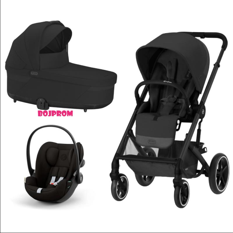 CYBEX KOLICA BALIOS 3U1 MOON BLACK (KOLICA,KORPA ,AUTOSJEDALICA CLOUD G I-SIZE) 