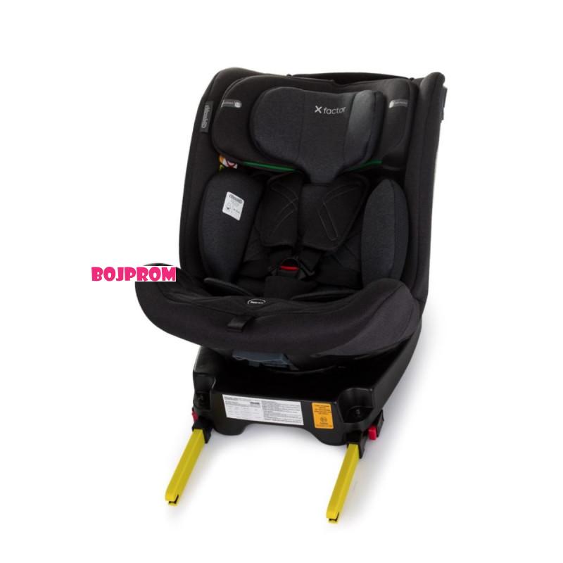 CHIPOLINO AUTOSJEDALICA X FACTOR I-SIZE 40-150CM ISOFIX 360 OBSIDIAN STKXF0241OB 