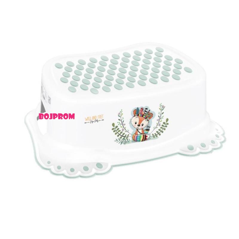 CHIPOLINO PLATFORMA WILD&FREE WHITE/GREEN LITTLE FOX PZS020WF01LF 