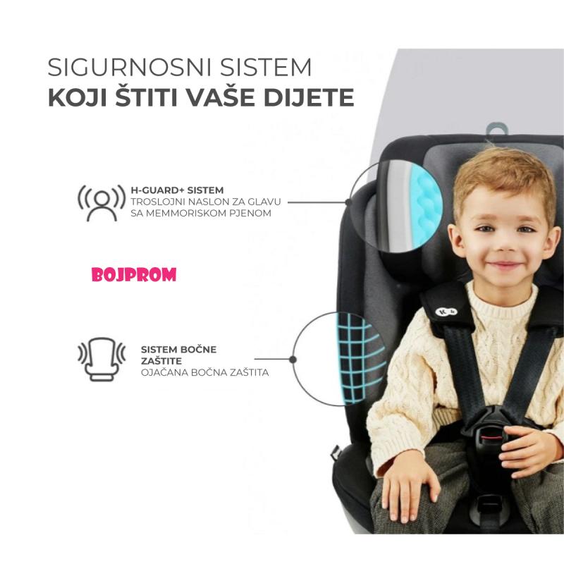 KINDERKRAFT AUTOSJEDALICA XPEDITION 2 I-SIZE GREY 40743 