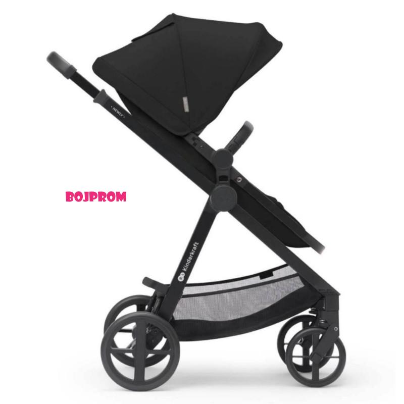 KINDERKRAFT KOLICA 3U1 NEWLY MINK PRO CLASSIC BLACK 43205 