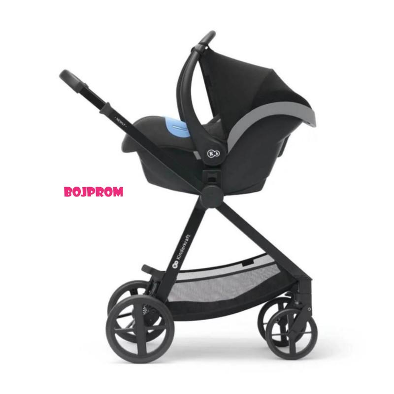 KINDERKRAFT KOLICA 3U1 NEWLY MINK PRO CLASSIC BLACK 43205 