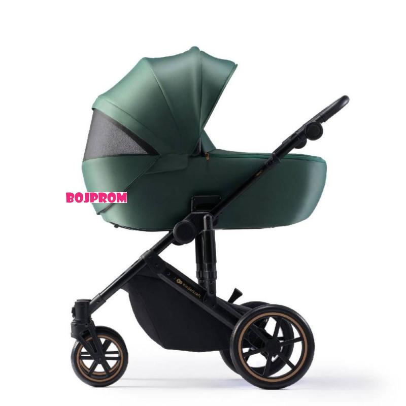KINDERKRAFT KOLICA 3U1 PRIME 2 MINK PRO DARK GREEN 41236 