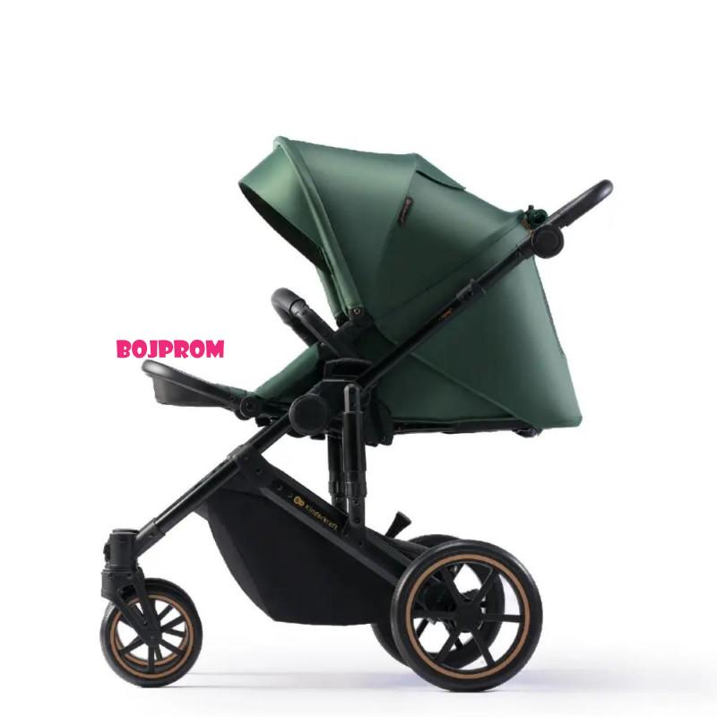 KINDERKRAFT KOLICA 3U1 PRIME 2 MINK PRO DARK GREEN 41236 