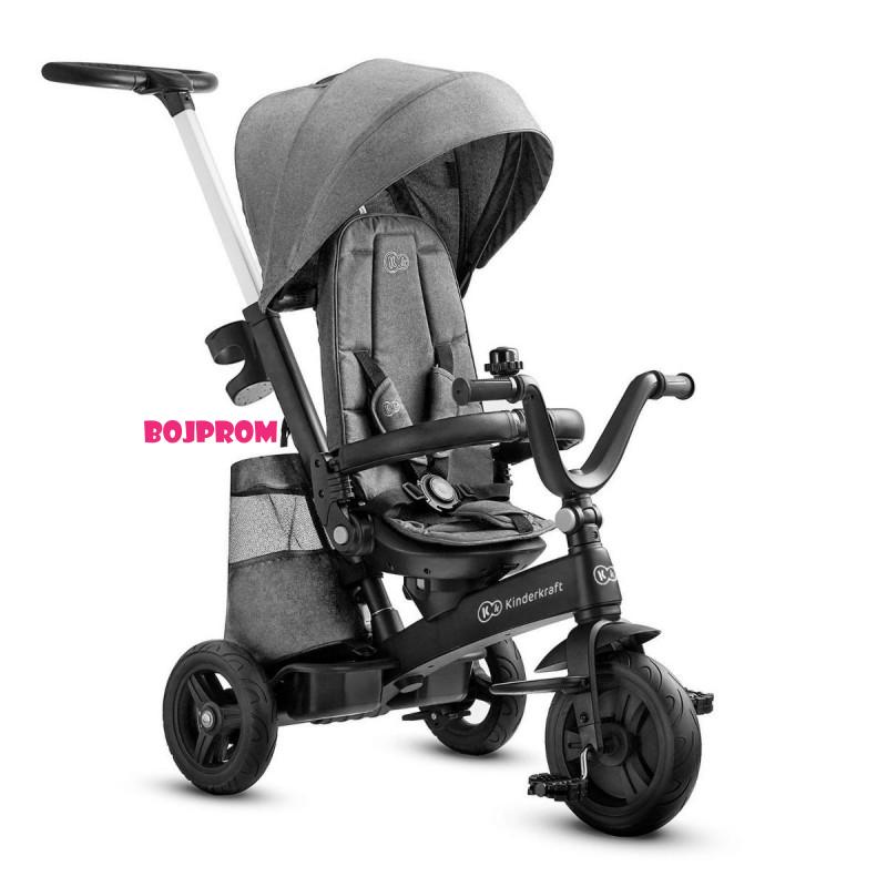 KINDERKRAFT TRICIKL EASYTWIST GREY 31778 